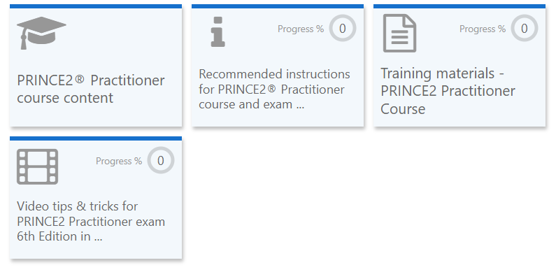 PRINCE2 Practitioner e-learning AJ