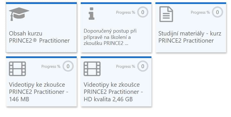 PRINCE2 Practitioner e-learning CZ